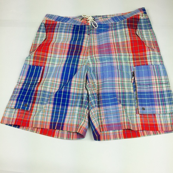 Polo Ralph Lauren Other - 🌸Polo by Ralph Lauren Plaid men's board shorts 38